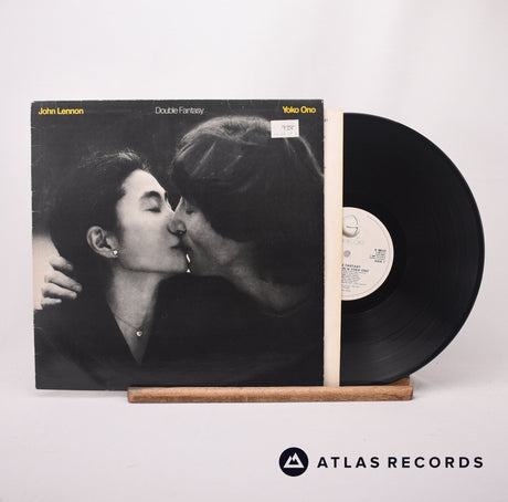 John Lennon & Yoko Ono Double Fantasy LP Vinyl Record - Front Cover & Record