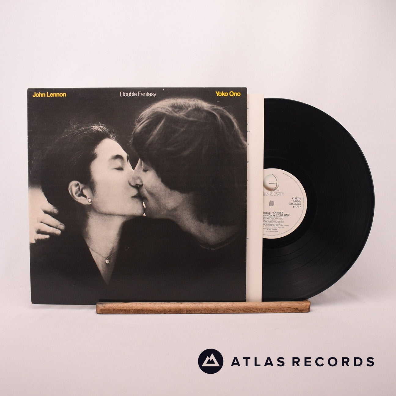 John Lennon & Yoko Ono Double Fantasy LP Vinyl Record - Front Cover & Record