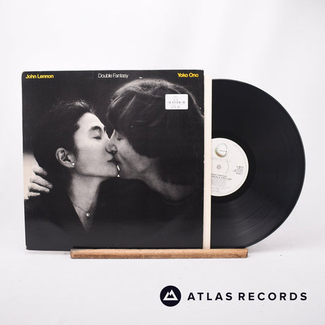 John Lennon & Yoko Ono Double Fantasy LP Vinyl Record - Front Cover & Record