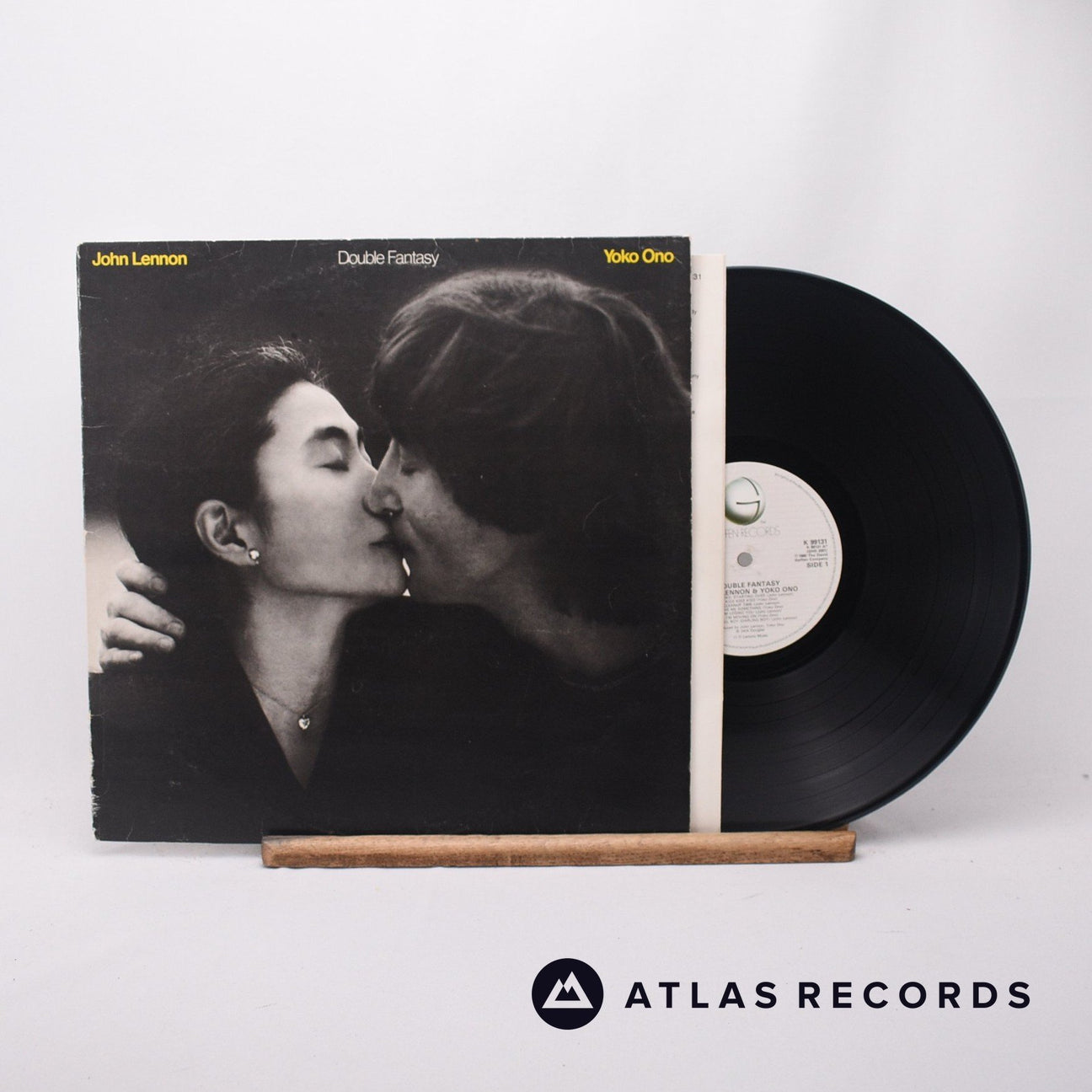 John Lennon & Yoko Ono Double Fantasy LP Vinyl Record - Front Cover & Record