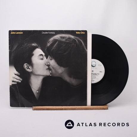 John Lennon & Yoko Ono Double Fantasy LP Vinyl Record - Front Cover & Record