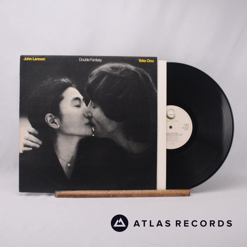 John Lennon & Yoko Ono Double Fantasy LP Vinyl Record - Front Cover & Record