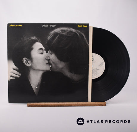 John Lennon & Yoko Ono Double Fantasy LP Vinyl Record - Front Cover & Record