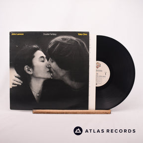 John Lennon & Yoko Ono Double Fantasy LP Vinyl Record - Front Cover & Record
