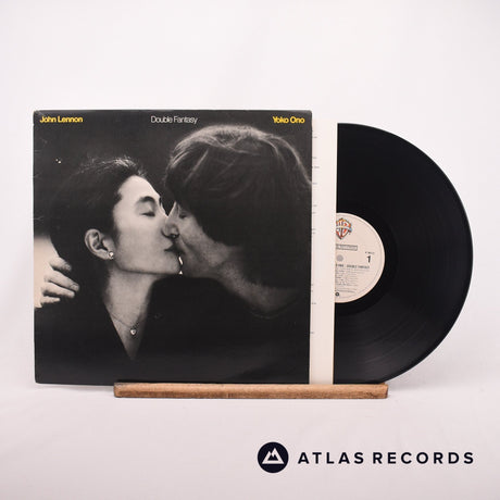 John Lennon & Yoko Ono Double Fantasy LP Vinyl Record - Front Cover & Record