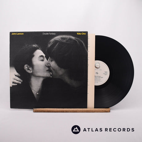 John Lennon & Yoko Ono Double Fantasy LP Vinyl Record - Front Cover & Record