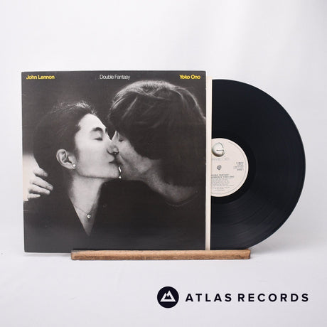 John Lennon & Yoko Ono Double Fantasy LP Vinyl Record - Front Cover & Record