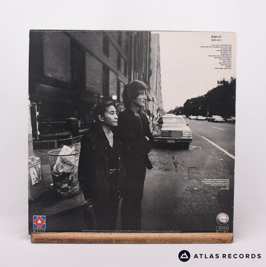 John Lennon & Yoko Ono - Double Fantasy - Lyric Sheet LP Vinyl Record - EX/VG+