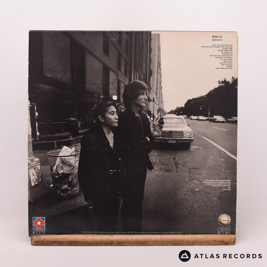 John Lennon & Yoko Ono - Double Fantasy - LP Vinyl Record - VG+/EX