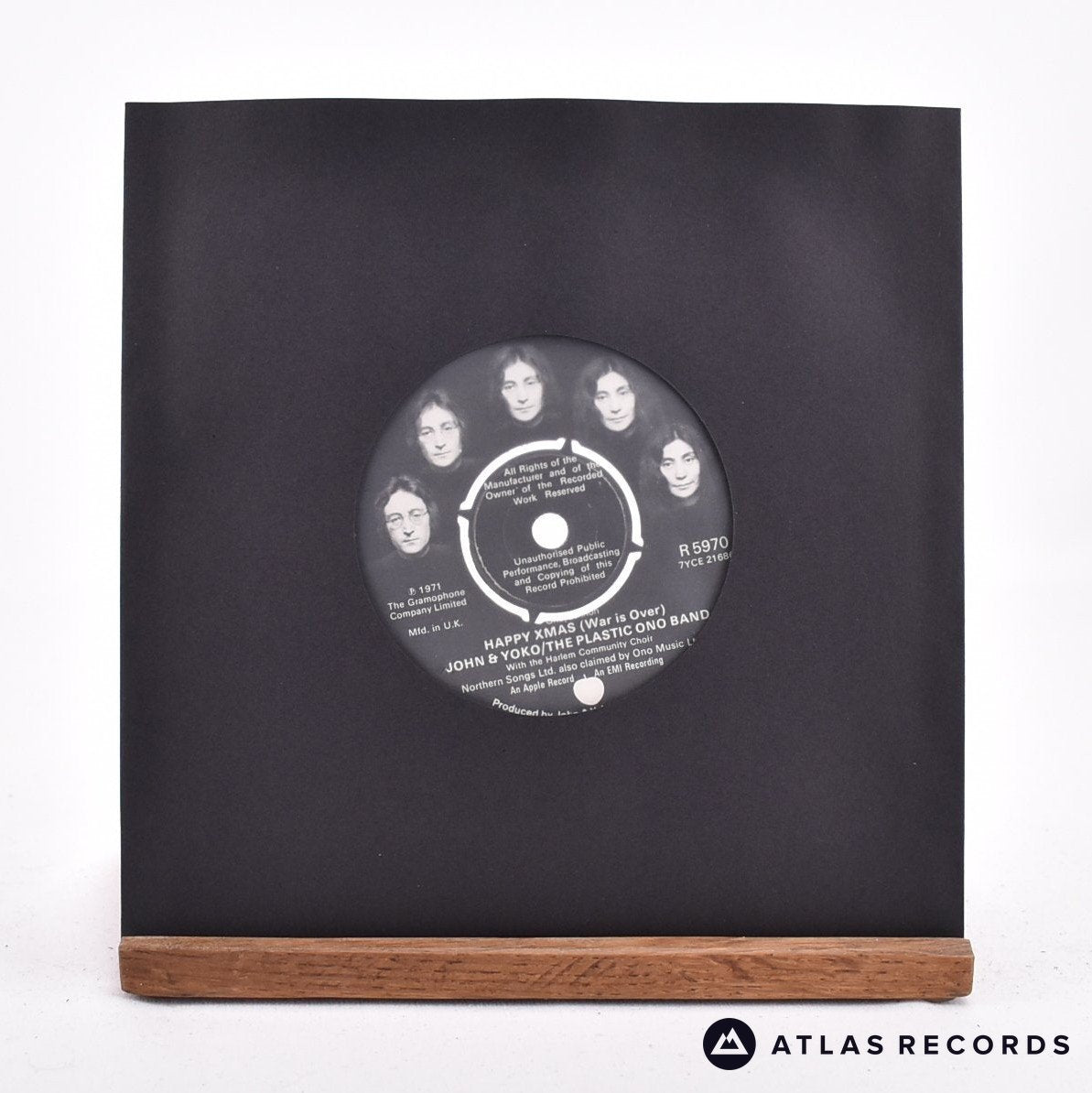 John Lennon & Yoko Ono Happy Xmas 7" Vinyl Record - In Sleeve