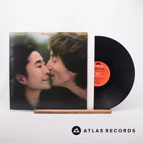 John Lennon & Yoko Ono Milk And Honey LP Vinyl Record - Front Cover & Record