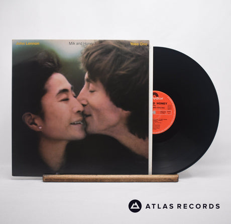 John Lennon & Yoko Ono Milk And Honey LP Vinyl Record - Front Cover & Record