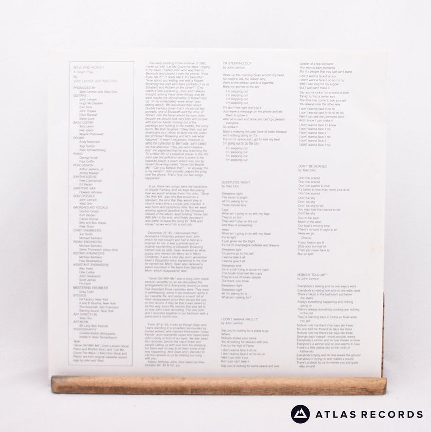 John Lennon & Yoko Ono - Milk And Honey - Gatefold LP Vinyl Record - EX/VG+