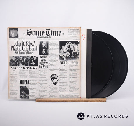 John Lennon & Yoko Ono Some Time In New York City 2 x LP Vinyl Record - Front Cover & Record