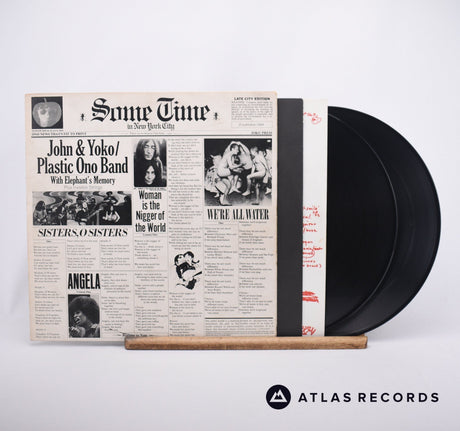 John Lennon & Yoko Ono Some Time In New York City 2 x LP Vinyl Record - Front Cover & Record