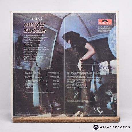 John Mayall - Empty Rooms - Insert LP Vinyl Record - VG+/VG+