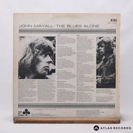 John Mayall - The Blues Alone - Mono LP Vinyl Record - VG+/EX