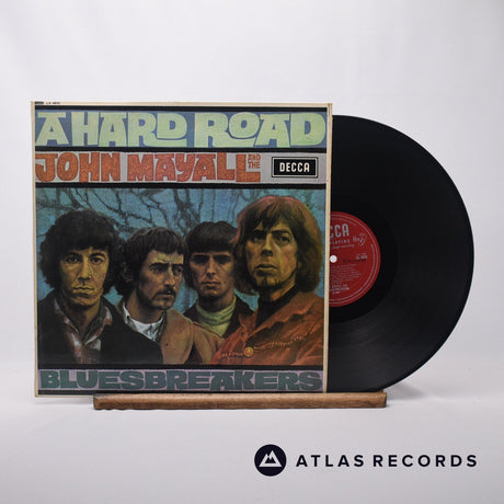 John Mayall & The Bluesbreakers A Hard Road LP Vinyl Record - Front Cover & Record