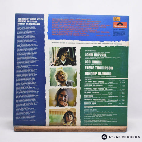 John Mayall - The Turning Point - Insert A//1 B//1 LP Vinyl Record - VG+/VG+