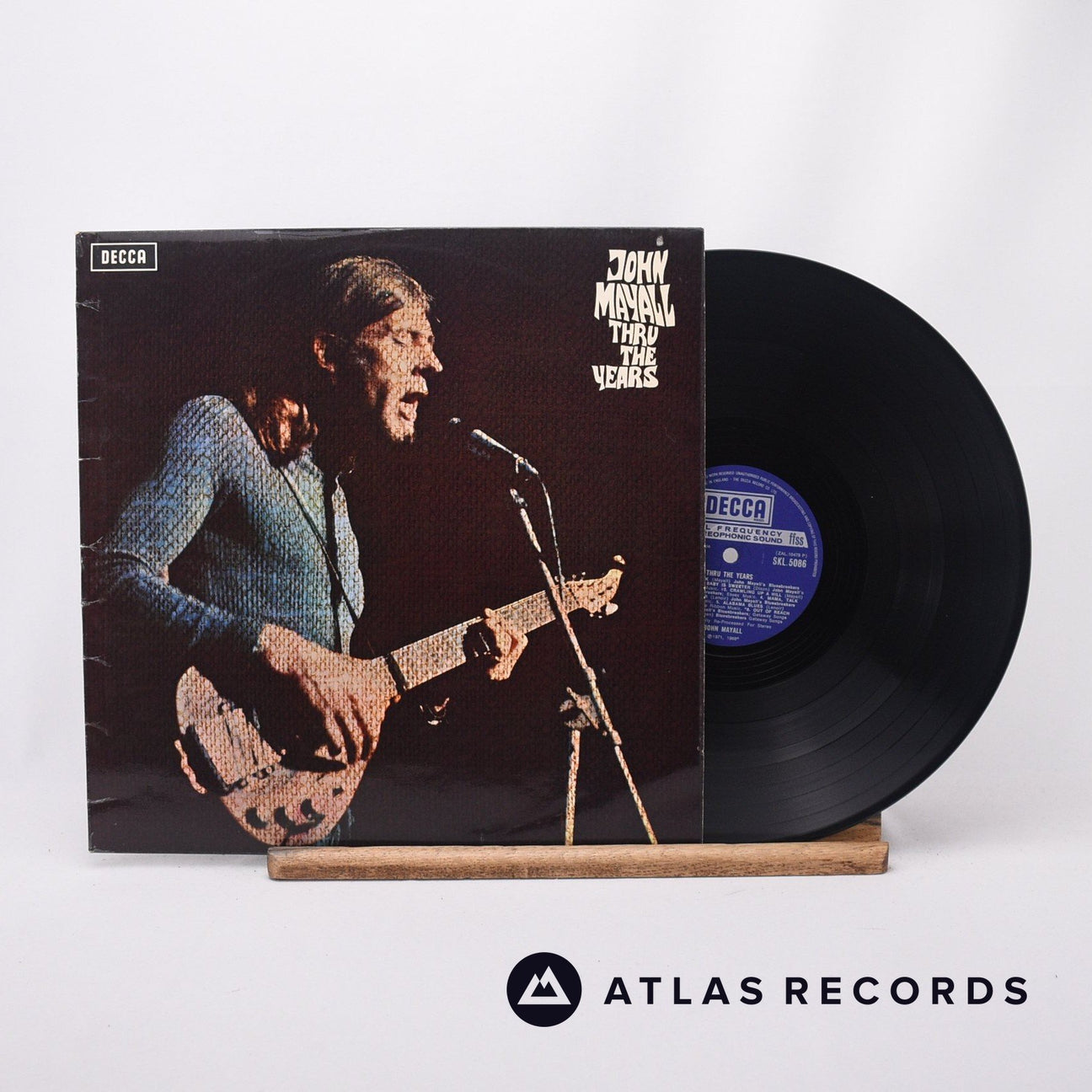 John Mayall Thru The Years LP Vinyl Record - Front Cover & Record