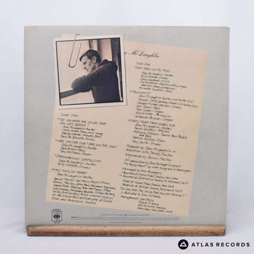John McLaughlin - Electric Guitarist - LP Vinyl Record - EX/NM