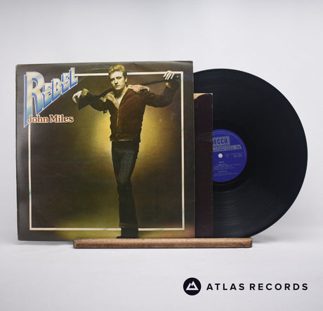 John Miles Rebel LP Vinyl Record - Front Cover & Record