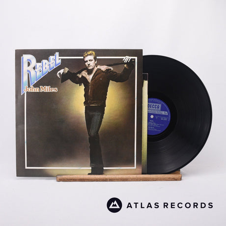 John Miles Rebel LP Vinyl Record - Front Cover & Record