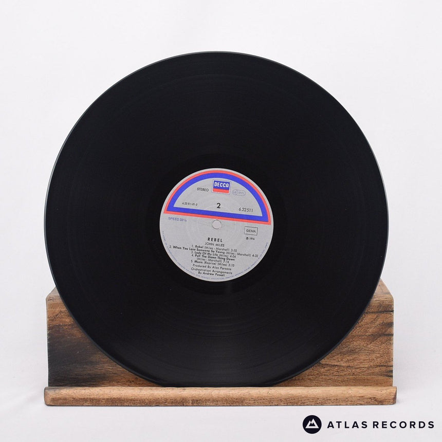 John Miles - Rebel - Poster Reissue LP Vinyl Record - EX/EX