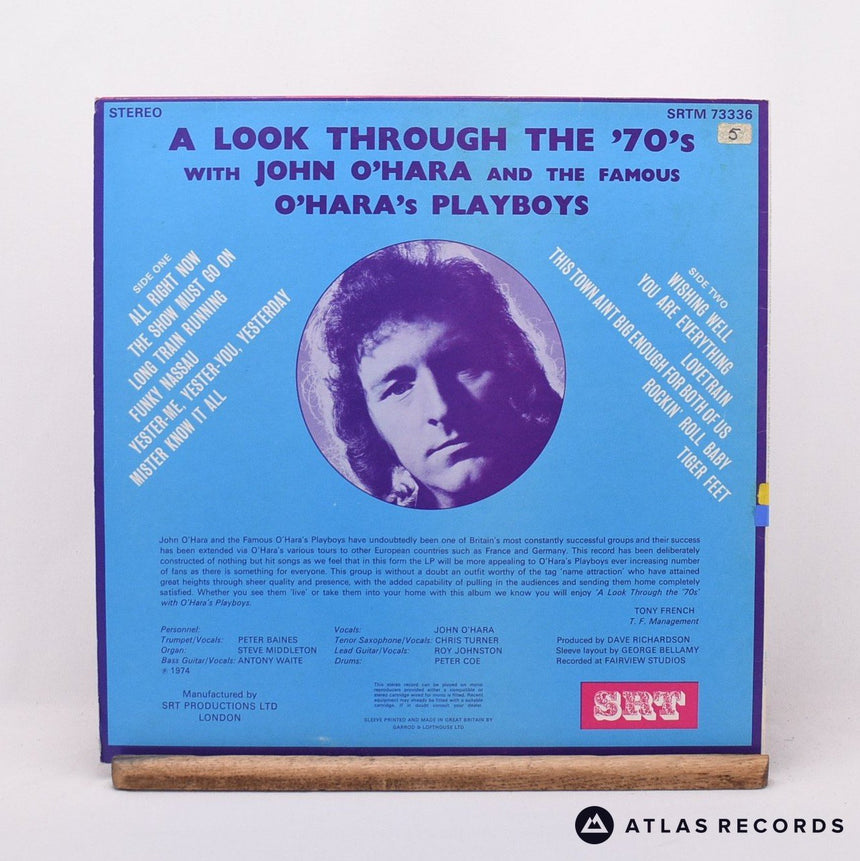 John O'Hara - A Look Through The 70's - Signed LP Vinyl Record - VG+/EX