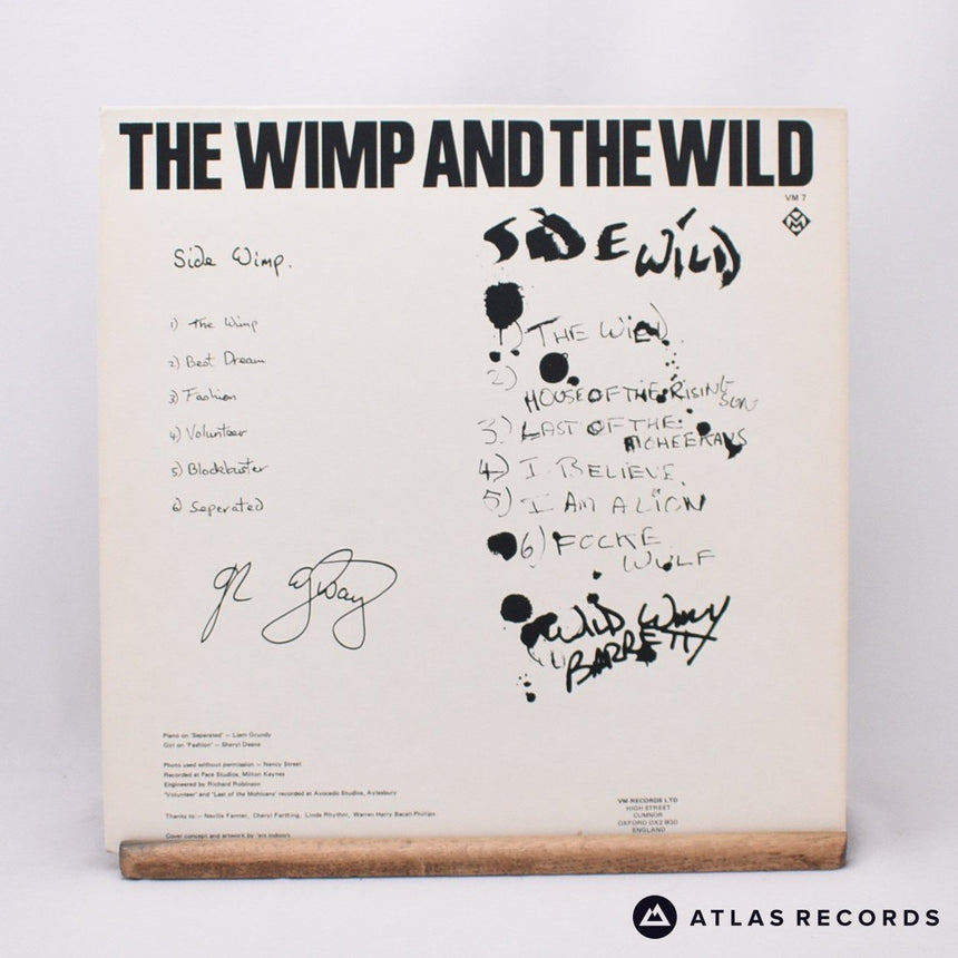 John Otway - The Wimp & The Wild - LP Vinyl Record - EX/EX
