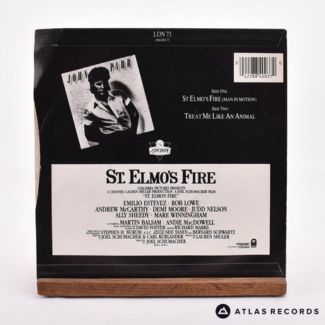 John Parr - St. Elmo's Fire - 7" Vinyl Record - EX/NM