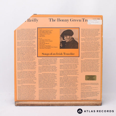 John Reilly - The Bonny Green Tree - Lyric Sheet Mono LP Vinyl Record - VG/EX