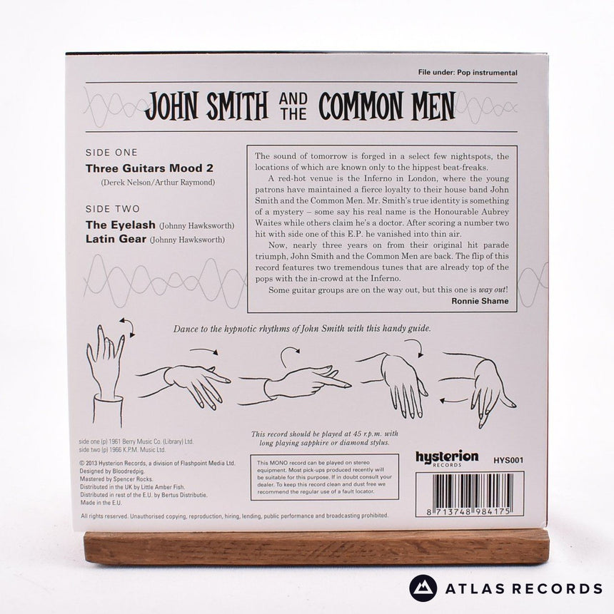 John Smith And The Common Men - Sounds From The Inferno - Limited Edition 7" Vinyl Record - NM/NM
