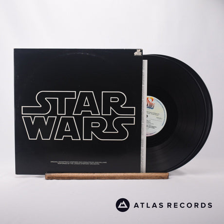 John Williams Star Wars Double LP Vinyl Record - Front Cover & Record