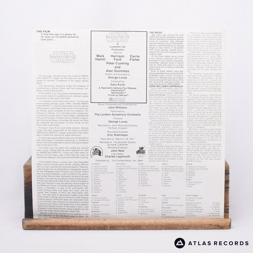 John Williams - Star Wars - First Uk Press 2 x LP Vinyl Record - VG+/EX