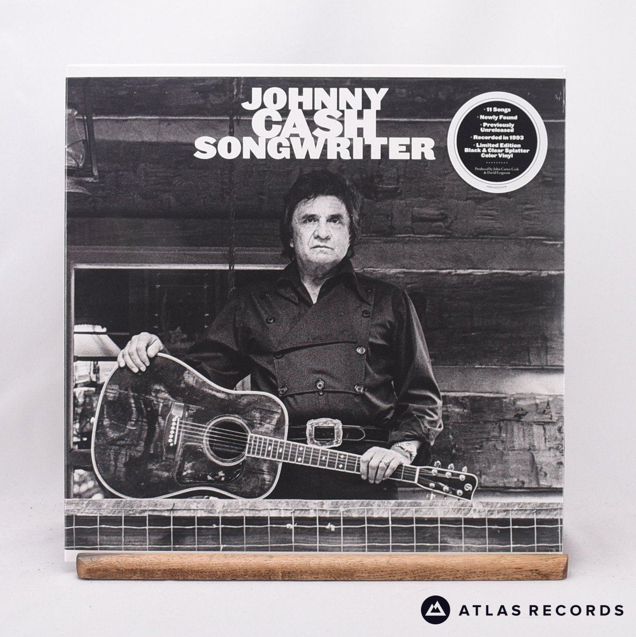 Johnny Cash Songwriter LP Vinyl Record - Front Cover & Record