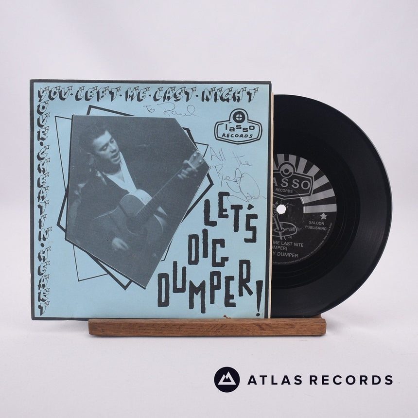 Johnny Dumper You Left Me Last Night 7" Vinyl Record - Front Cover & Record