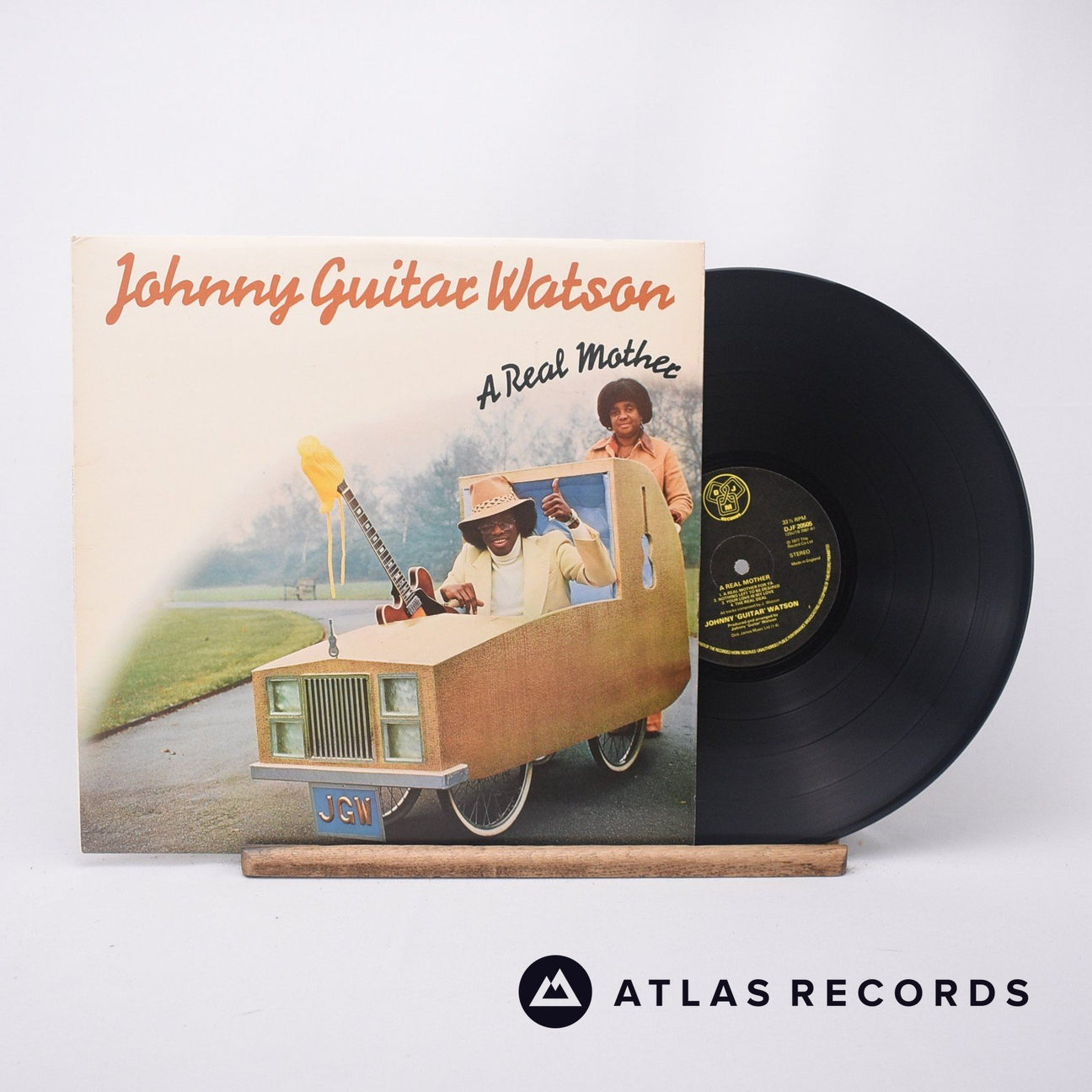 Johnny Guitar Watson A Real Mother LP Vinyl Record - Front Cover & Record
