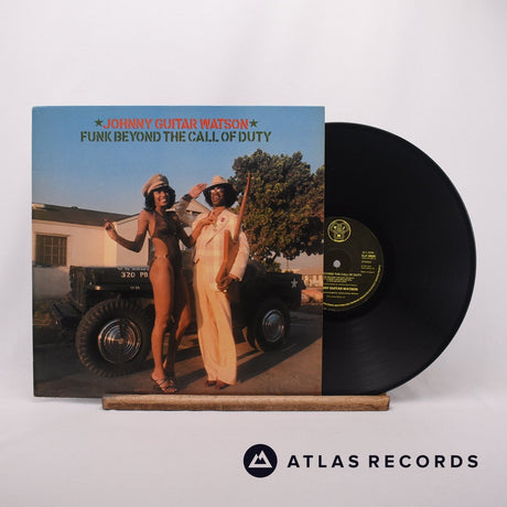 Johnny Guitar Watson Funk Beyond The Call Of Duty LP Vinyl Record - Front Cover & Record