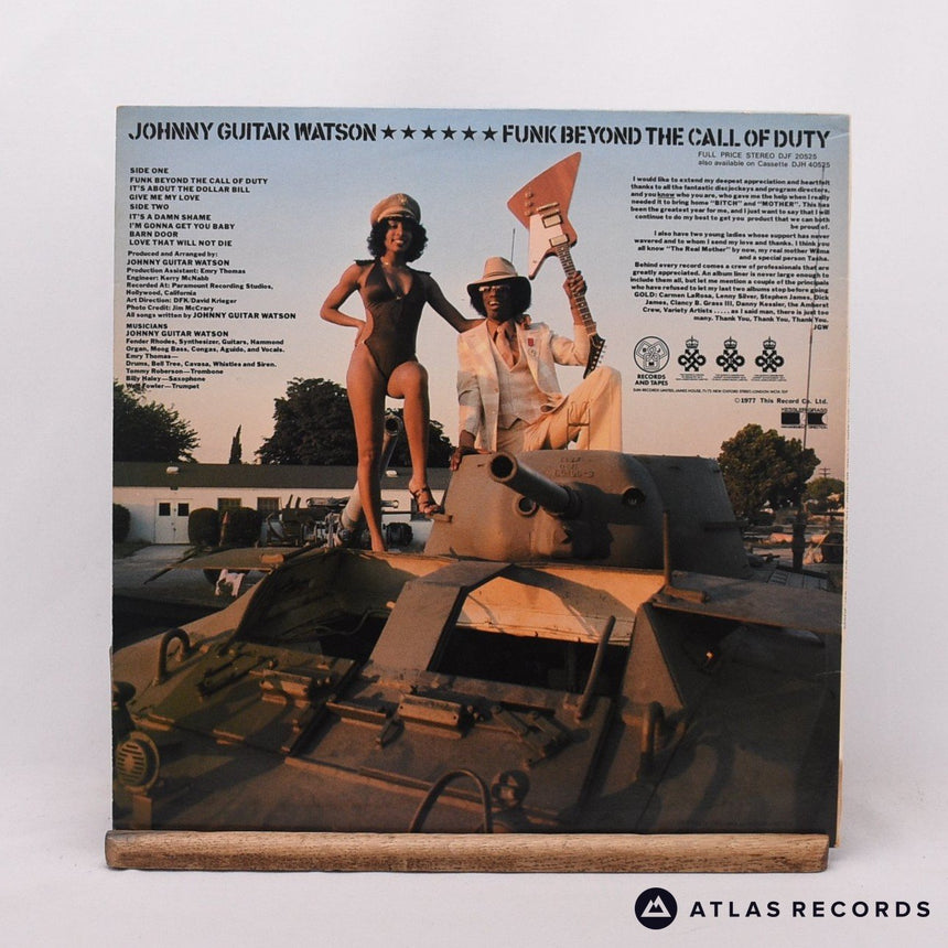 Johnny Guitar Watson - Funk Beyond The Call Of Duty - LP Vinyl Record - EX/EX