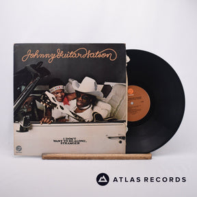 Johnny Guitar Watson I Don't Want To Be Alone, Stranger LP Vinyl Record - Front Cover & Record