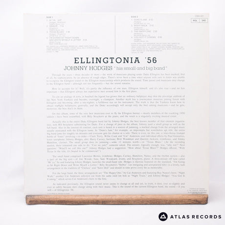 Johnny Hodges - Ellingtonia '56 - LP Vinyl Record - NM/EX