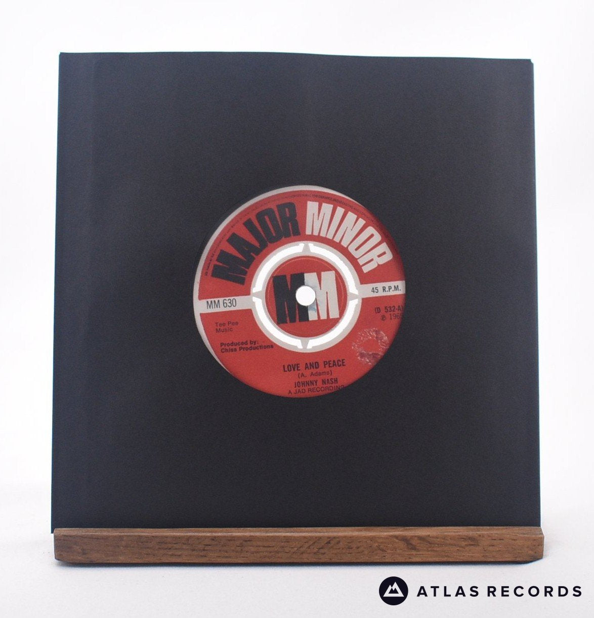 Johnny Nash Love And Peace 7" Vinyl Record - In Sleeve