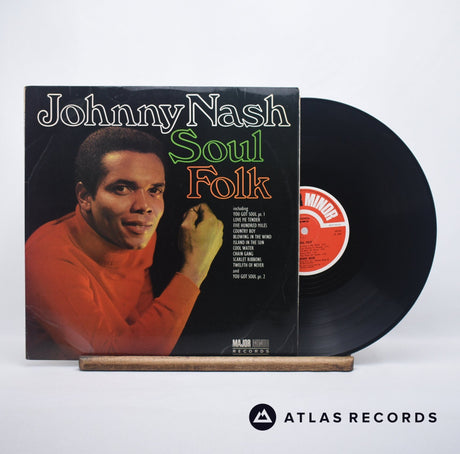 Johnny Nash Soul Folk LP Vinyl Record - Front Cover & Record