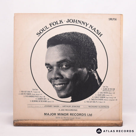 Johnny Nash - Soul Folk - LP Vinyl Record - VG+/VG+