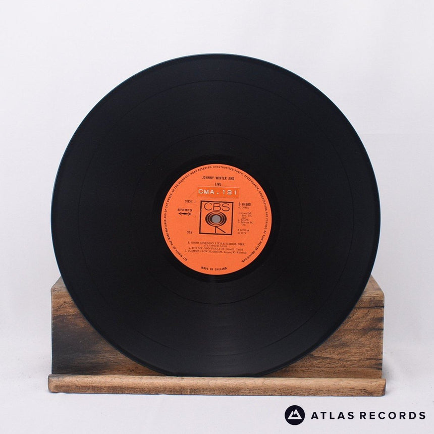 Johnny Winter And - Live - Gatefold LP Vinyl Record - VG+/EX