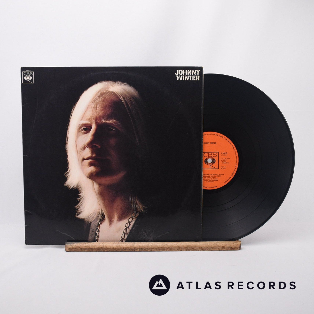 Johnny Winter Johnny Winter LP Vinyl Record - Front Cover & Record