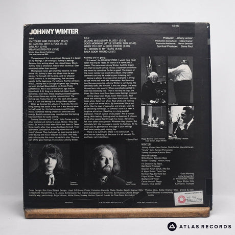 Johnny Winter - Johnny Winter - LP Vinyl Record - VG+/EX
