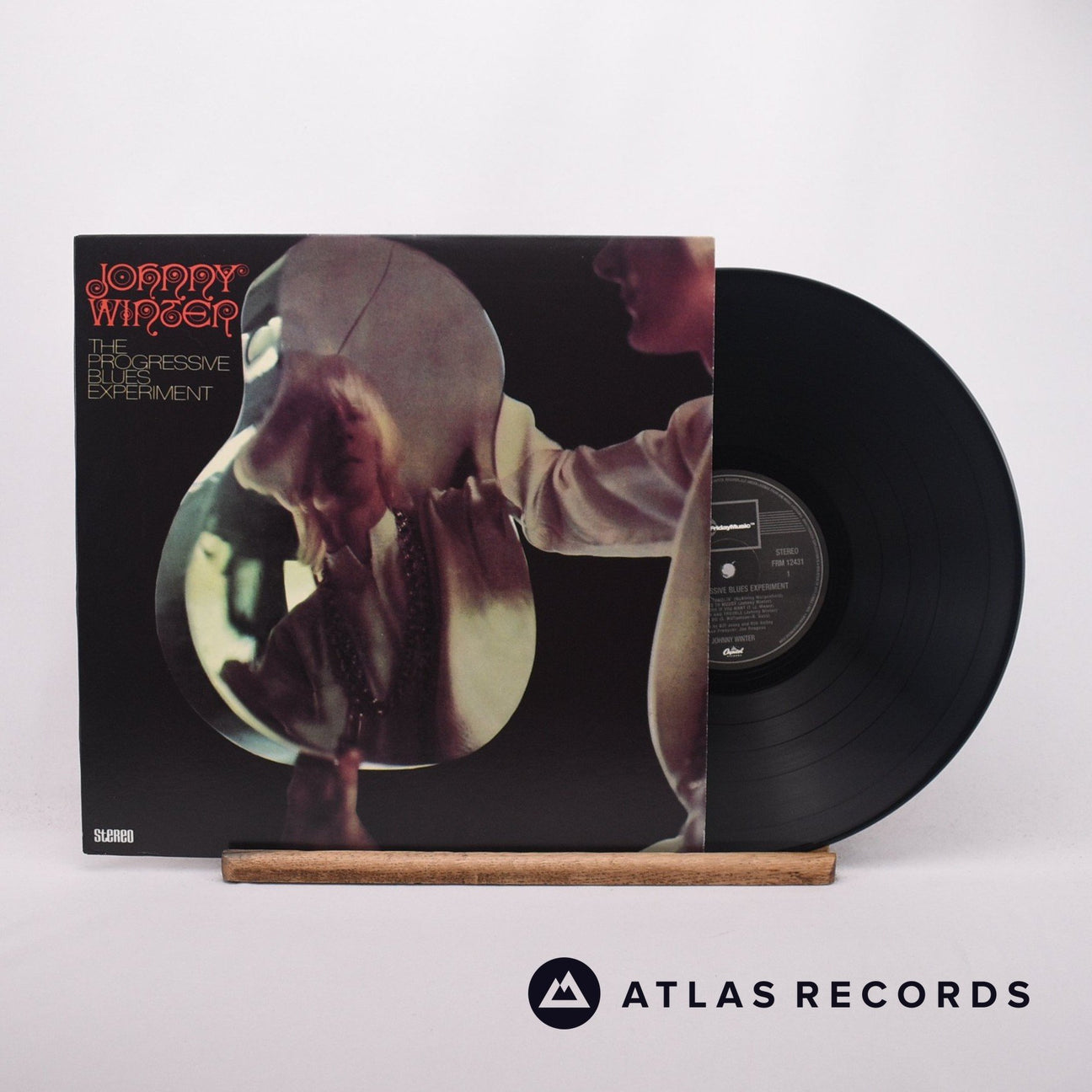 Johnny Winter The Progressive Blues Experiment LP Vinyl Record - Front Cover & Record