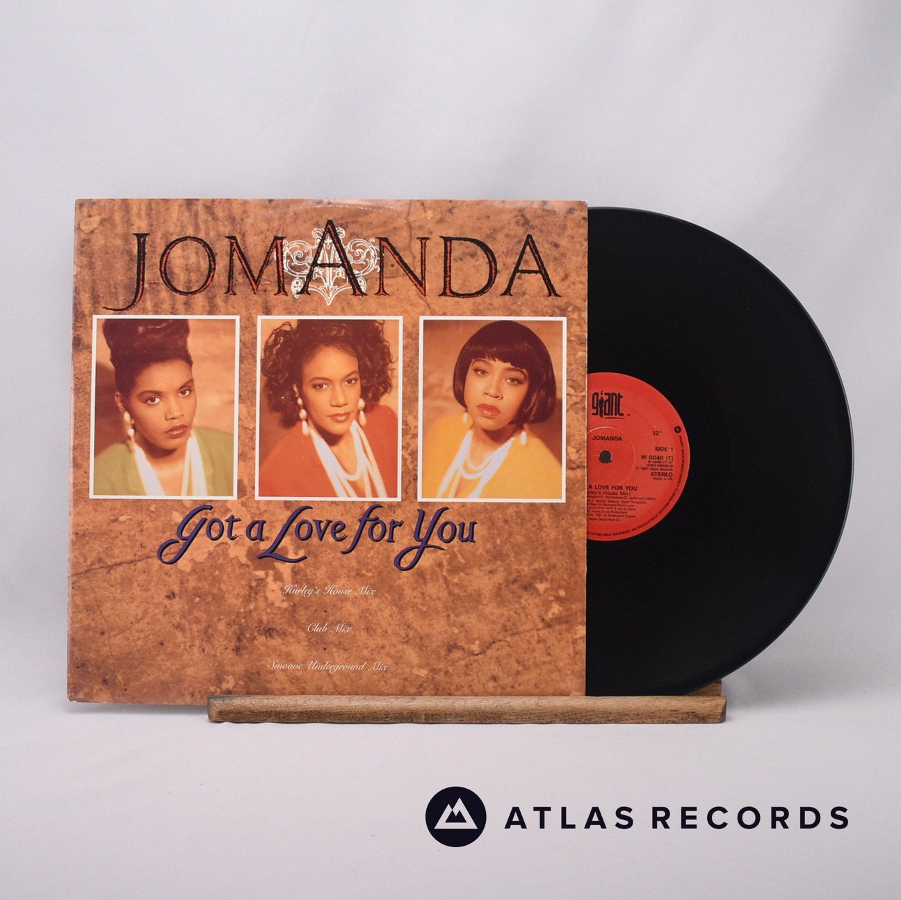Jomanda Got A Love For You 12" Vinyl Record - Front Cover & Record